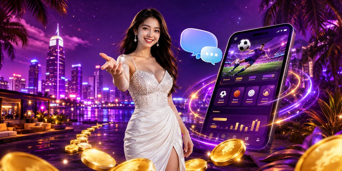 Thành viên VIP tại TP Hồ Chí Minh truy cập cá cược thể thao buổi tối qua màn hình neon
